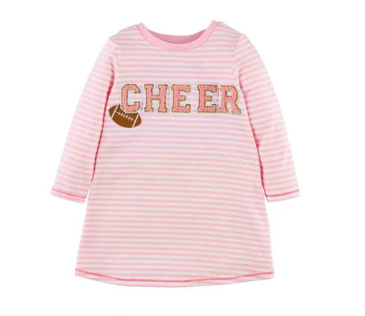 Mud Pie Cheer Football Toddler Dress