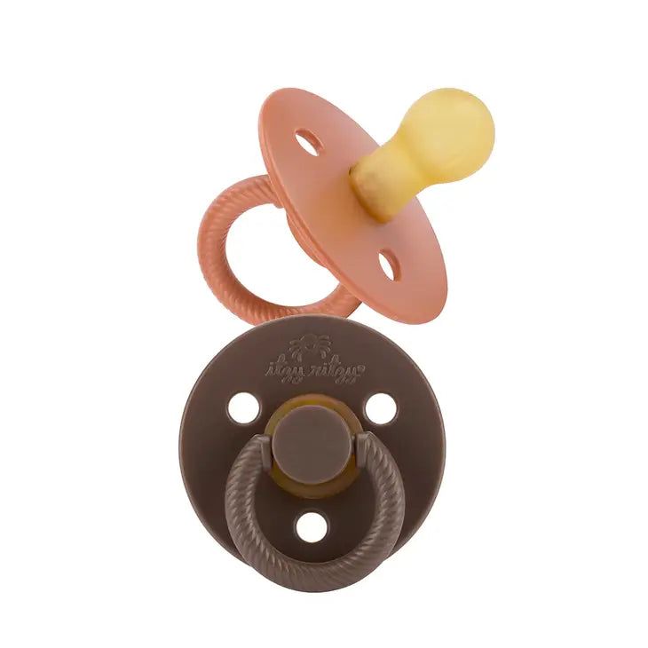 Itzy Ritzy Soother Pacifier with Natural Rubber - Chocolate and Caramel