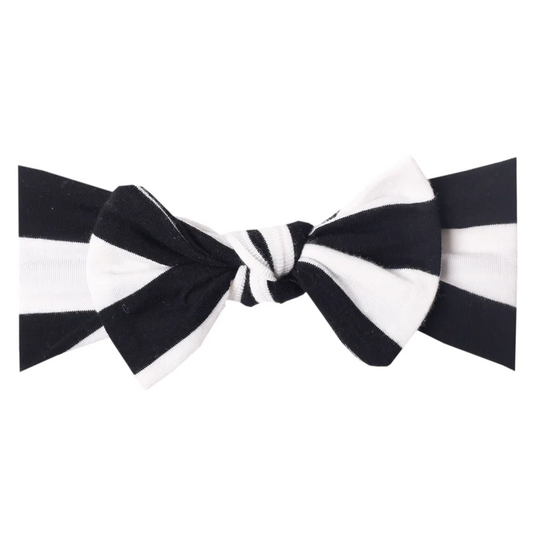 Copper Pearl Classic Knit Headband Bow