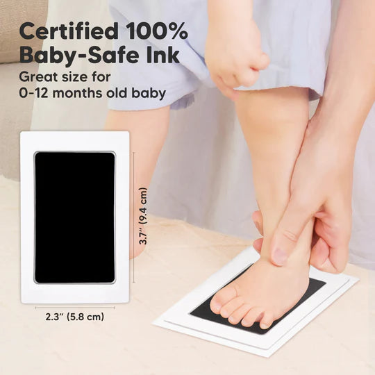KeaBabies Duo Clean Touch Inkless Hand & Footprint Frame Kit