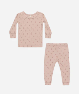 Quincy Mae Bamboo Pajama Set | Candy Cane