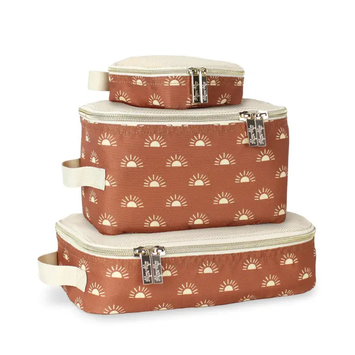 Itzy Ritzy Cognac Packing Cubes