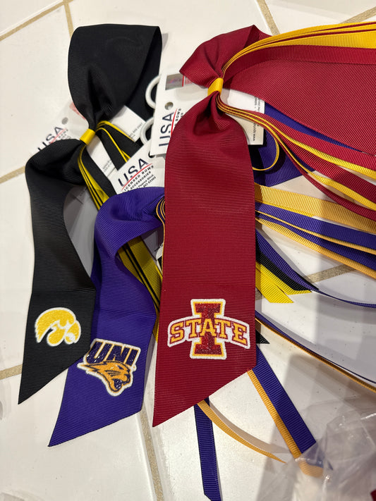 Collegiate Glitter Pony Streamers