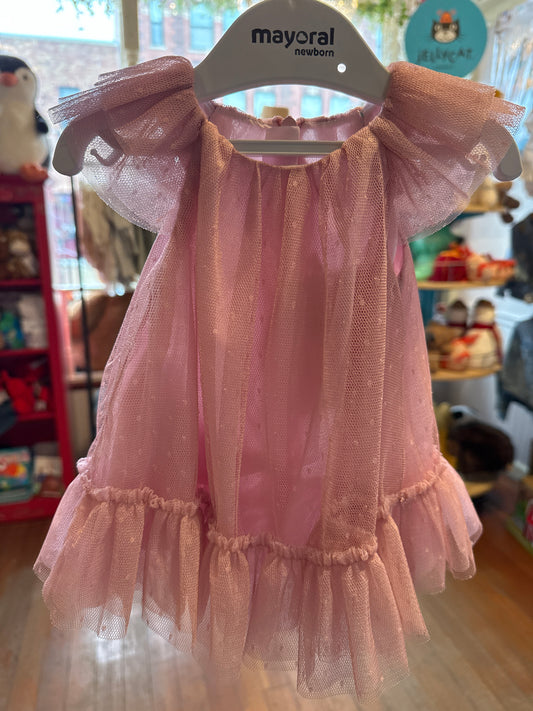 Mayoral Pink Tulle Dress