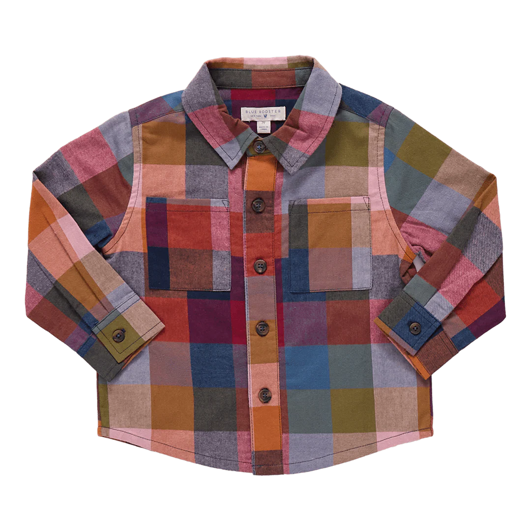 Pink Chicken Boys Jack Shirt | Harvest Check