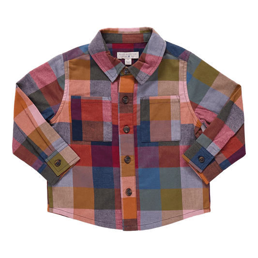 Pink Chicken Boys Jack Shirt | Harvest Check