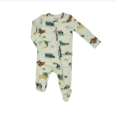 Angel Dear Farm Machines 2 Way Zipper Footie