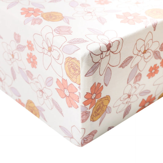 Copper Pearl Ferra Premium Knit Fitted Crib Sheet