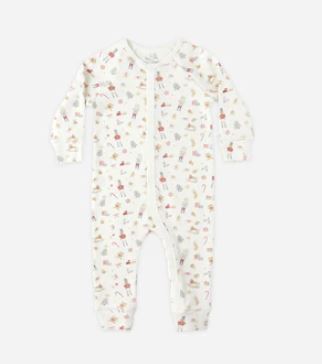Rylee + Cru Long John Pajamas | Festive