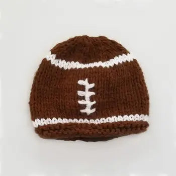 Huggalugs newborn Football Beanie