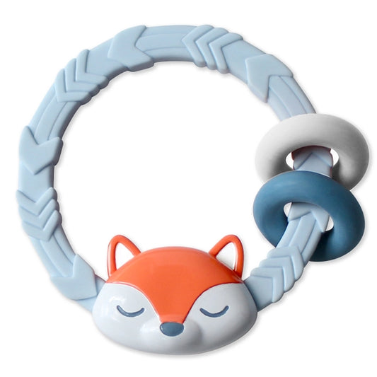 Itzy Ritzy Rattle Teether - Fox