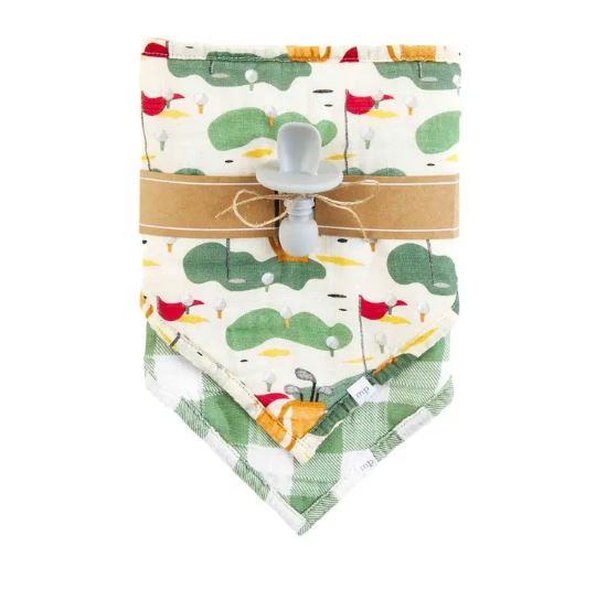 Mud Pie Golf Bib Set