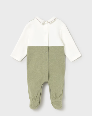 Mayoral Green Overall Outfit