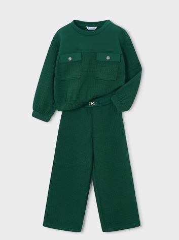 Mayoral Dark Green Girl's Lounge Set