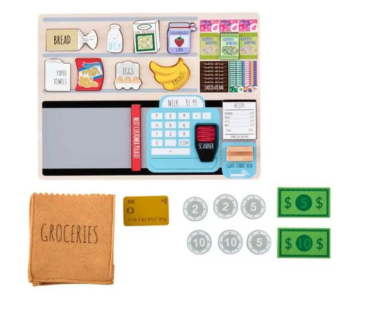 Mud Pie Wood Grocery Store Puzzle