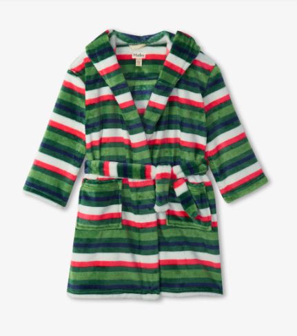 Hatley Holiday Stripes Robe