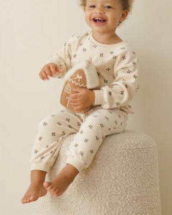 Quincy Mae Velour Relaxed Sweat Set