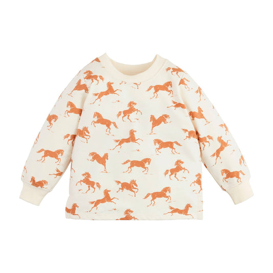 Mud Pie Horse Sweatshirt