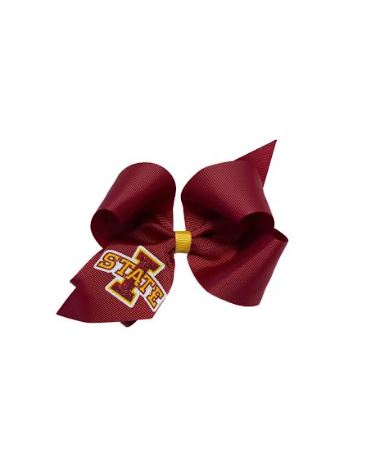 Iowa State Cyclones Glitter Bow