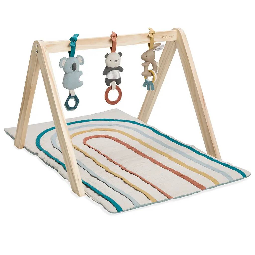 Itzy Ritzy Activity Gym™ Wooden Gym with Toys