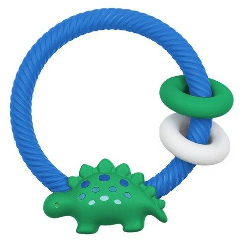 Itzy Ritzy Rattle Teether - Dino