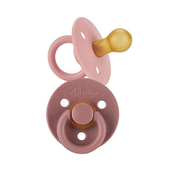 Itzy Ritzy Soother Pacifier with Natural Rubber - Pink