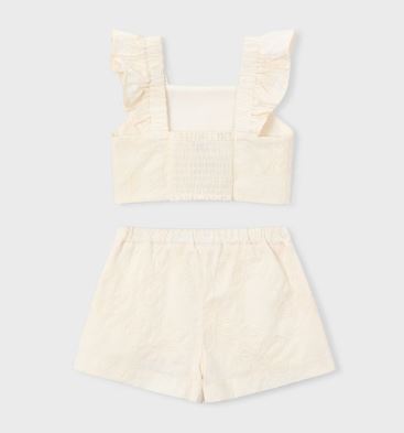 Mayoral Ivory Crop Set