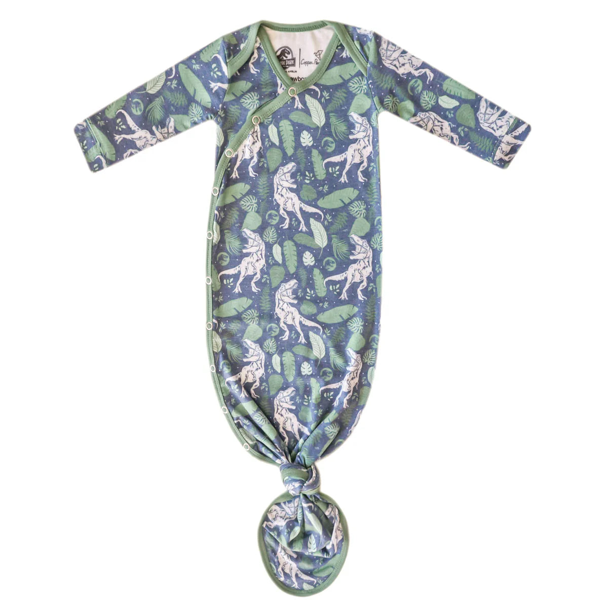 Copper Pearl Newborn Jurassic Knotted Gowns