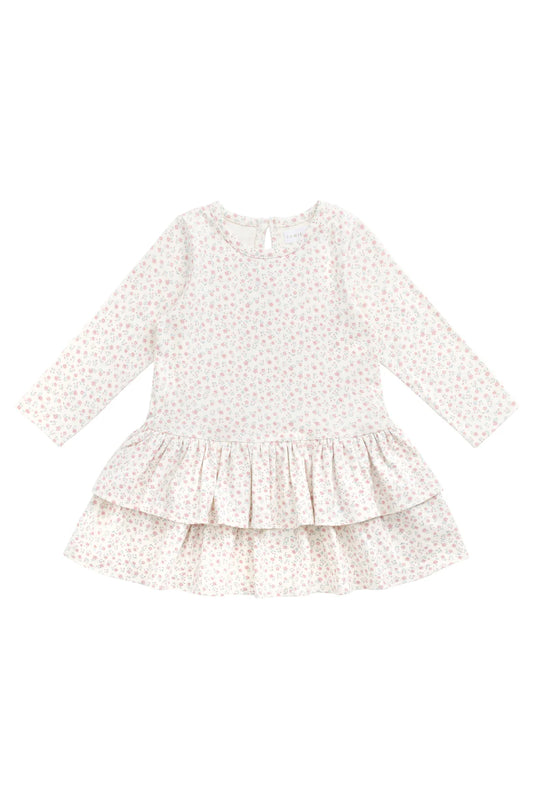 Jamie Kay Organic Cotton Fayette Dress | Posy Garden Pink