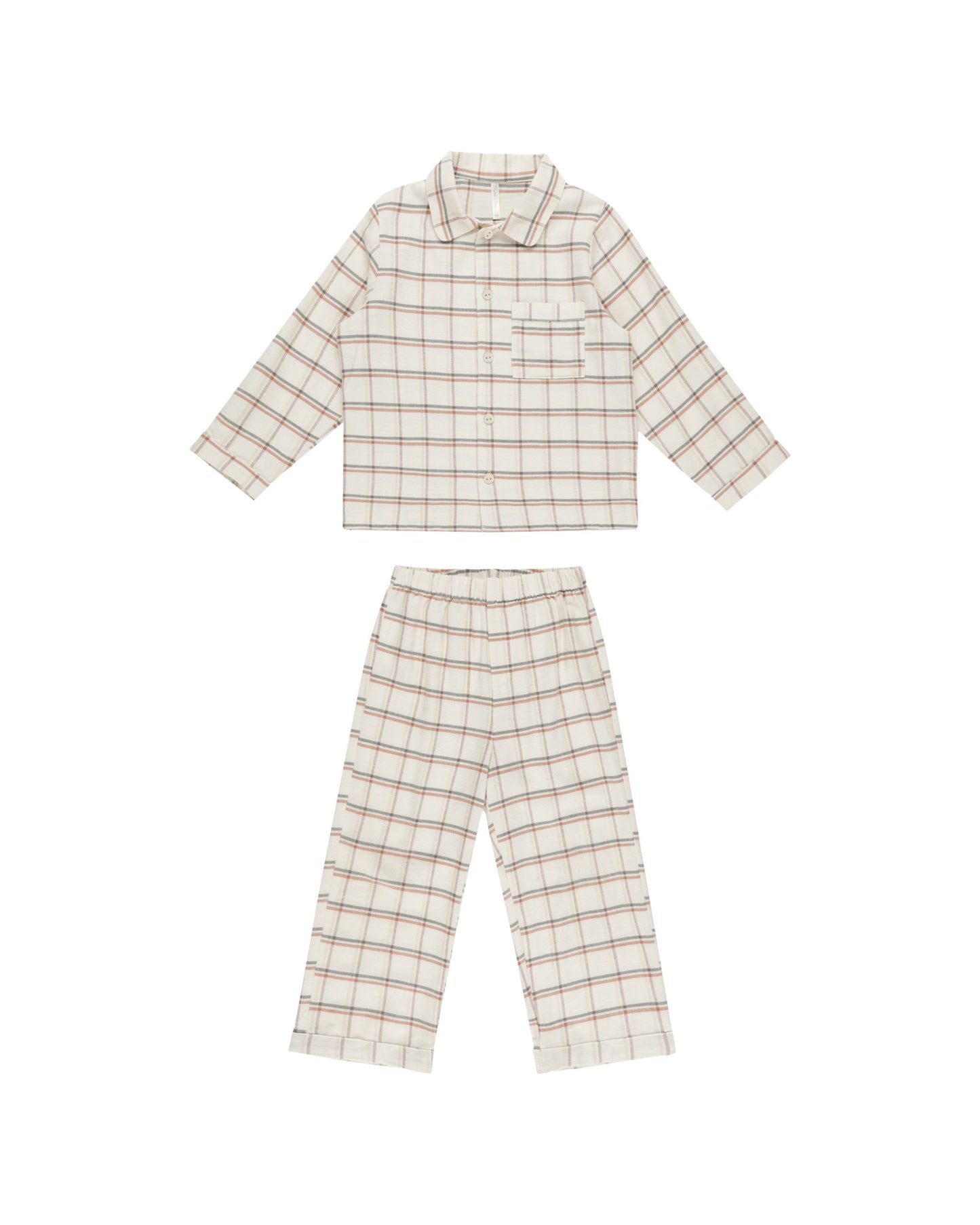 Rylee + Cru Long Sleeve Pajamas | Holiday Plaid