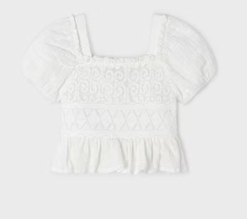 Mayoral Girls Crochet Top