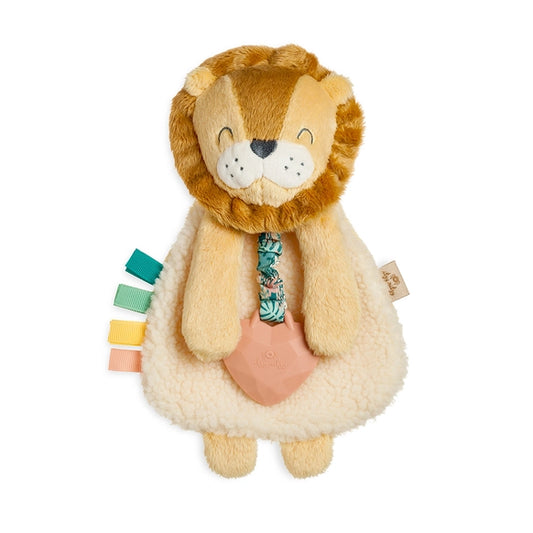 Itzy Ritzy Lovey Plush with Silicone Teether Toy - Lion