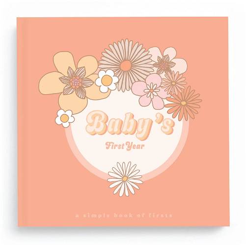 Lucy Darling Memory Baby Book - Flower Child
