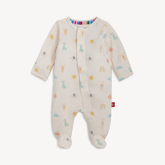 Modal Magnetic Me Footie | Lullaby Sky Pink