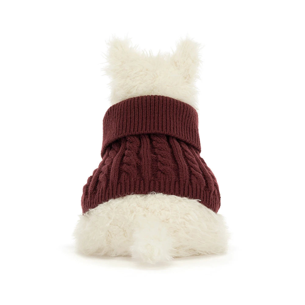 Jellycat Munro Scottie Dog "Winter Jumper"
