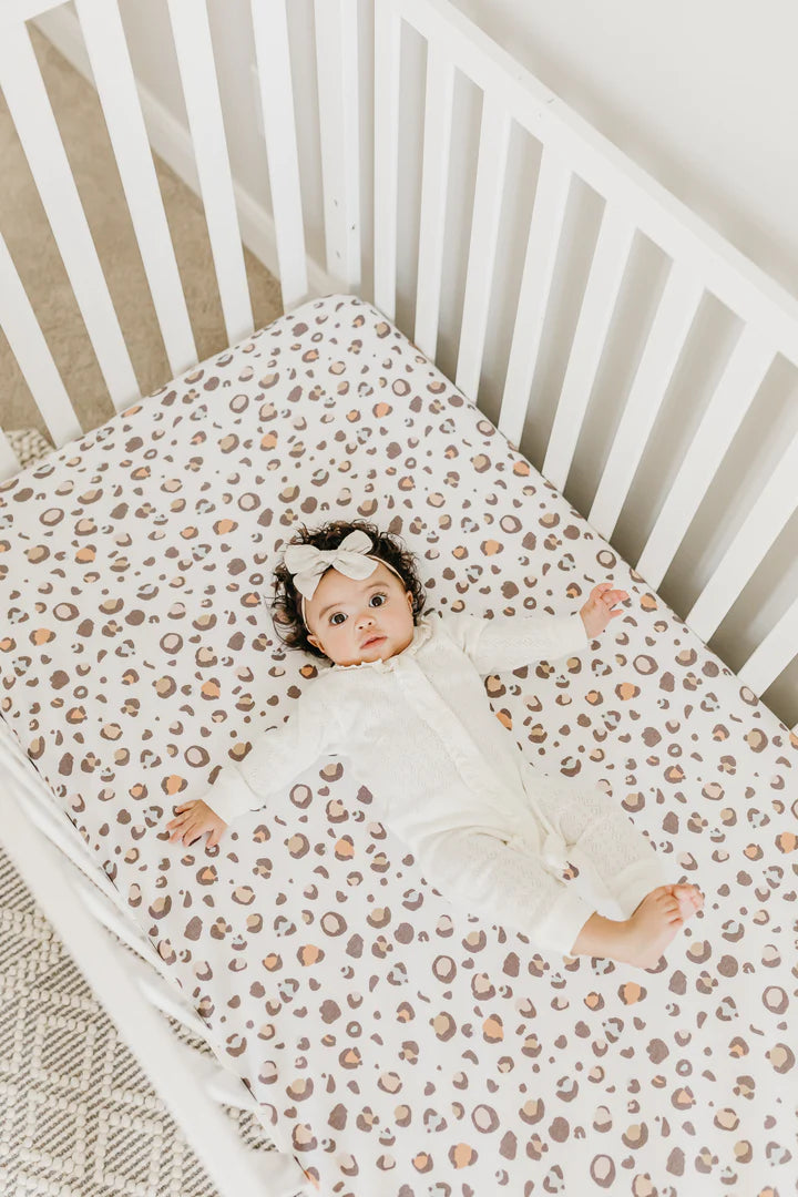 Copper Pearl Millie Premium Knit Fitted Crib Sheet