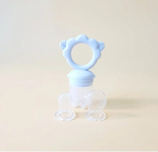 Minito & Co. Teether Fruit Feeder - Powder Blue