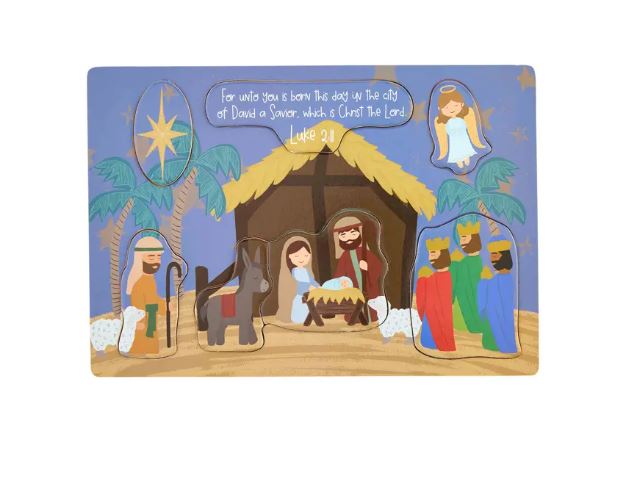 Mud Pie Nativity Puzzle