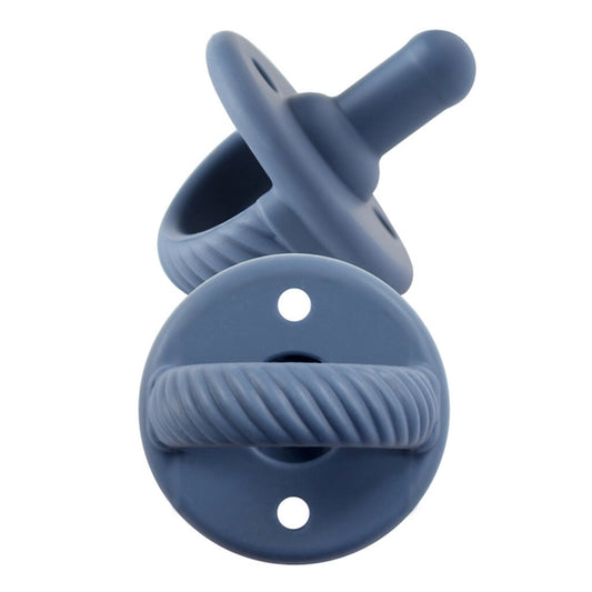 Itzy Ritzy Sweetie Soother Pacifier - Navy Cables