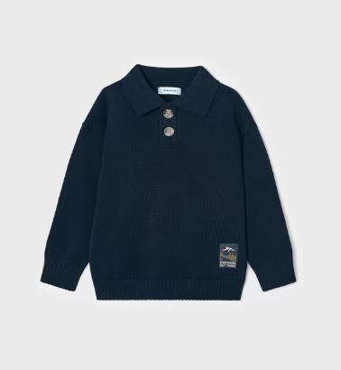 Mayoral Navy Sweater Polo