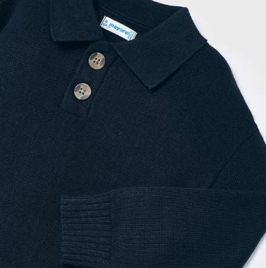 Mayoral Navy Sweater Polo