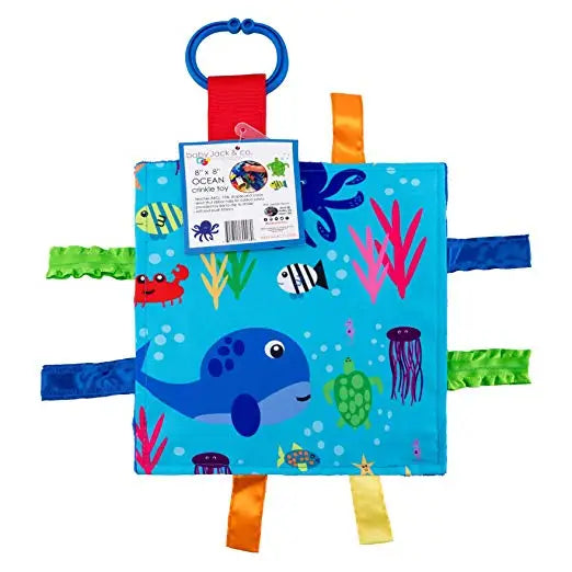 Baby Jack & Company Crinkle Square - Ocean