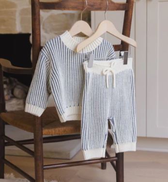 Quincy Mae Ocean Knit Set
