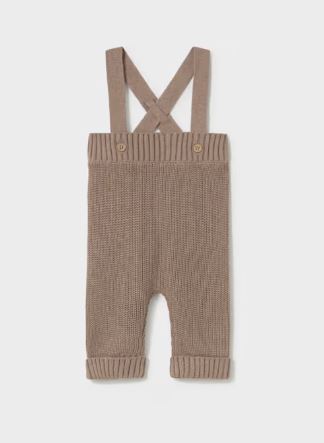 Mayoral Newborn Knit Overalls