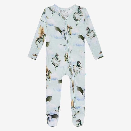 Posh Peanut Percy Footie Zippered One Piece