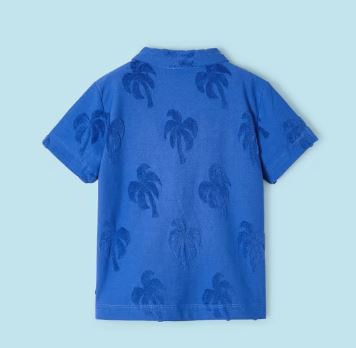 Mayoral Blue Palm Tree Outfit