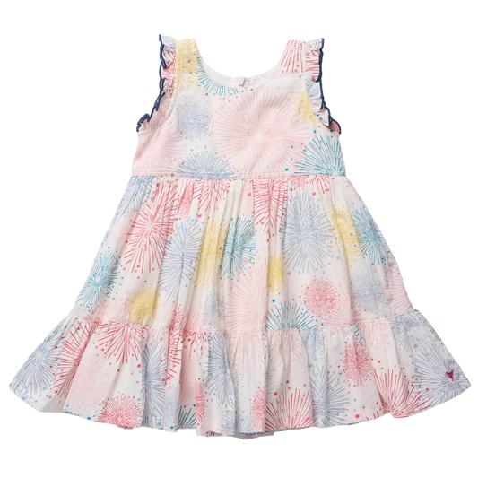Pink Chicken Girls Elsie Dress | Fireworks
