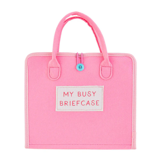 Mud Pie Pink My Busy Briefcase