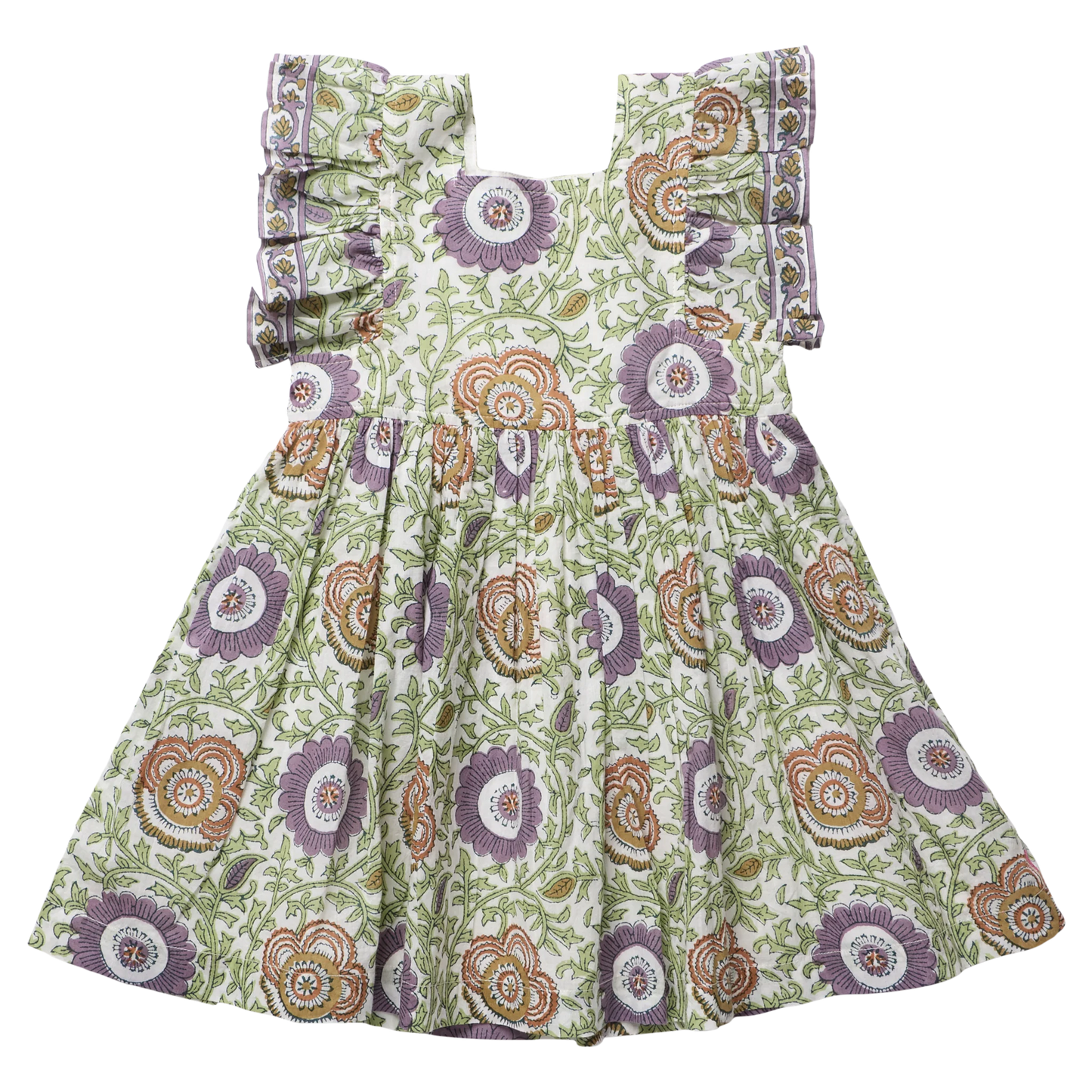 Pink Chicken Girls Elsie Dress | Lilac Lisbon Floral