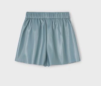 Mayoral Leatherette Shorts | Sage